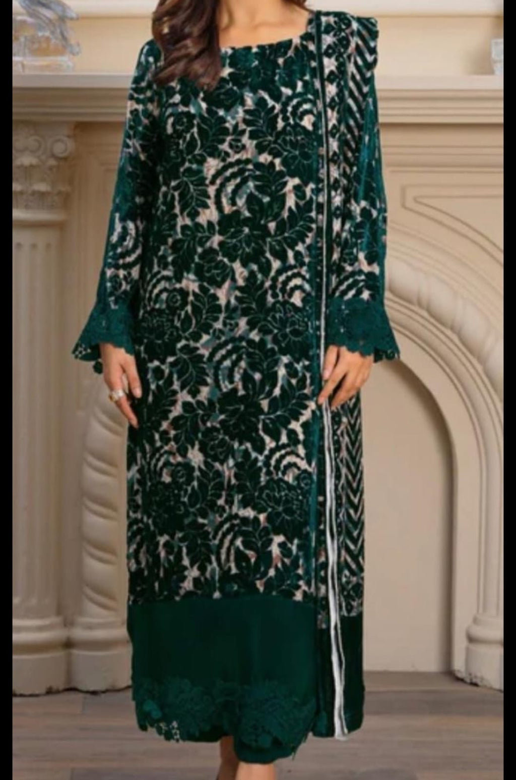 PC009 3Piece Pallachi Green