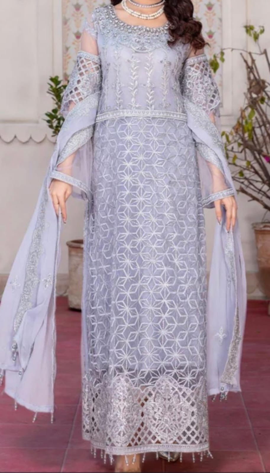 PC008 Grey Maxi Style