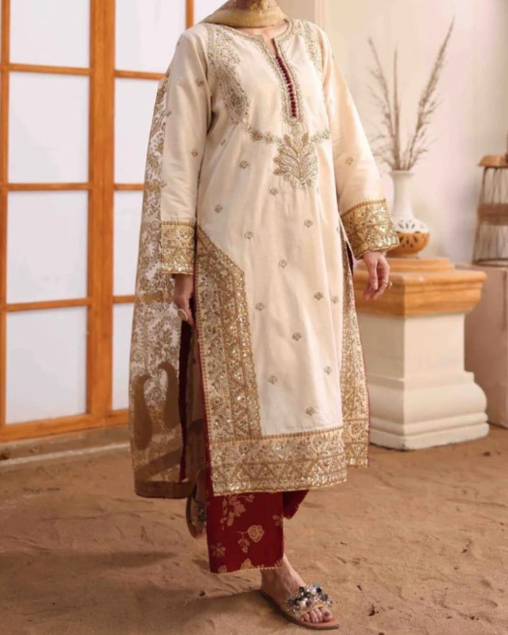 PC 014 3Piece Party Wear