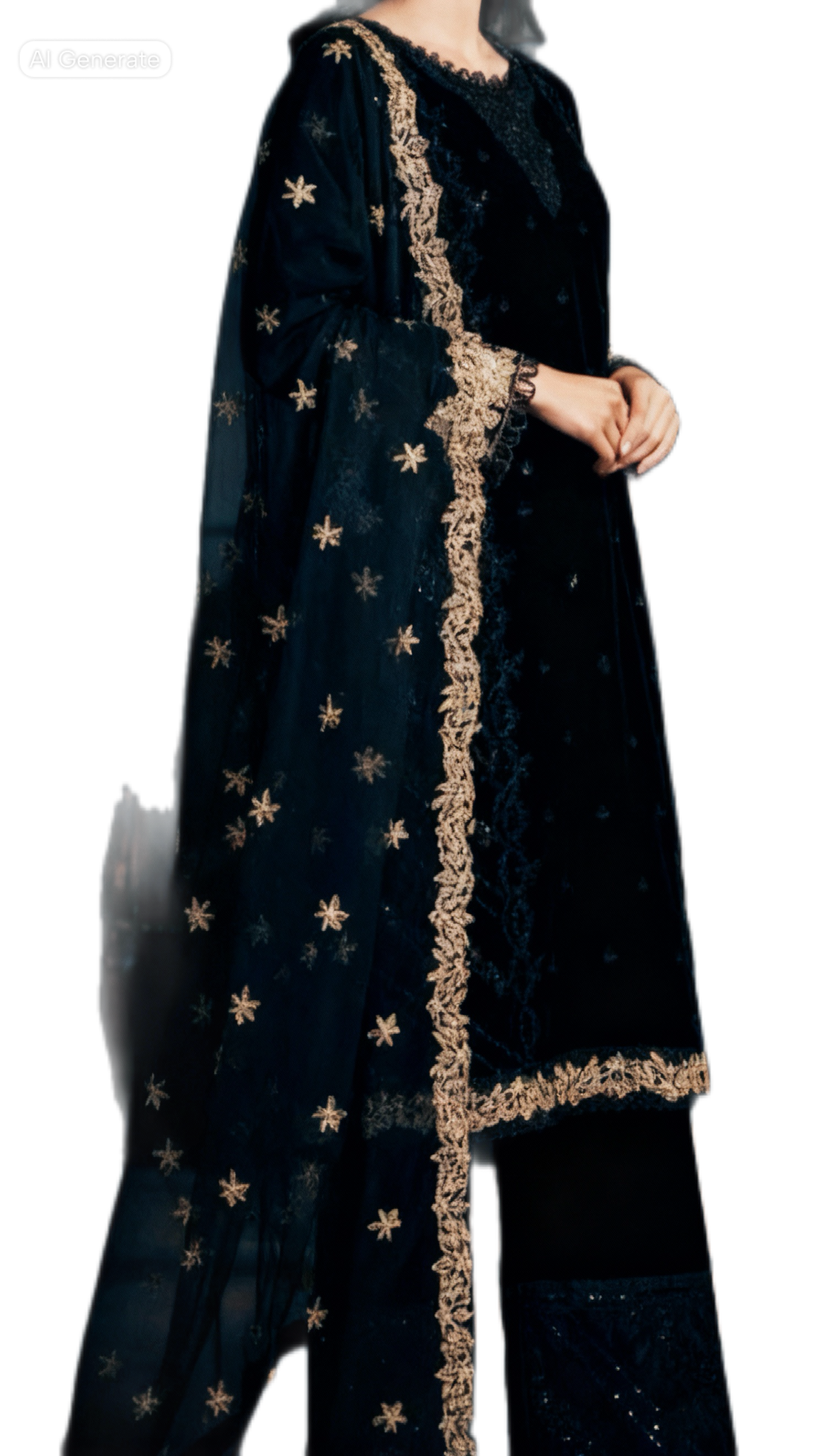 PC005 3Piece Midnight Regalia Velvet