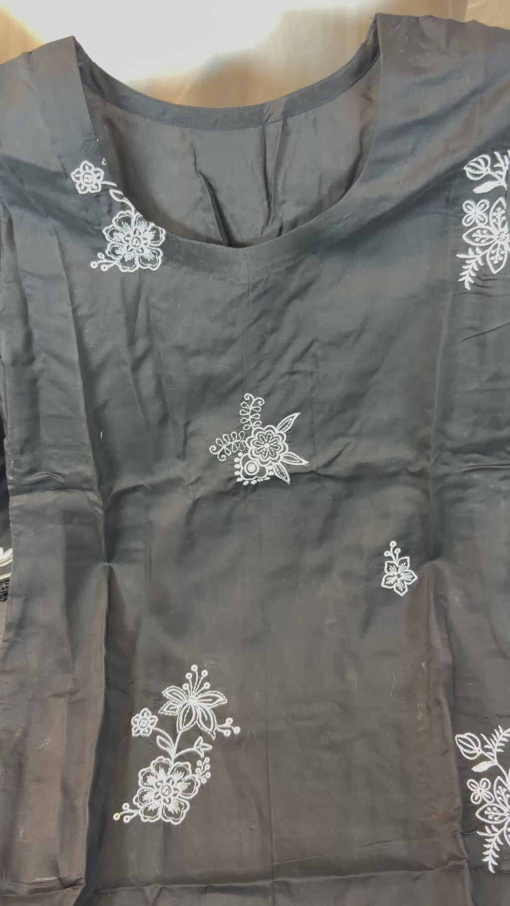 PC011 Black Viscose Farshi Shalwar