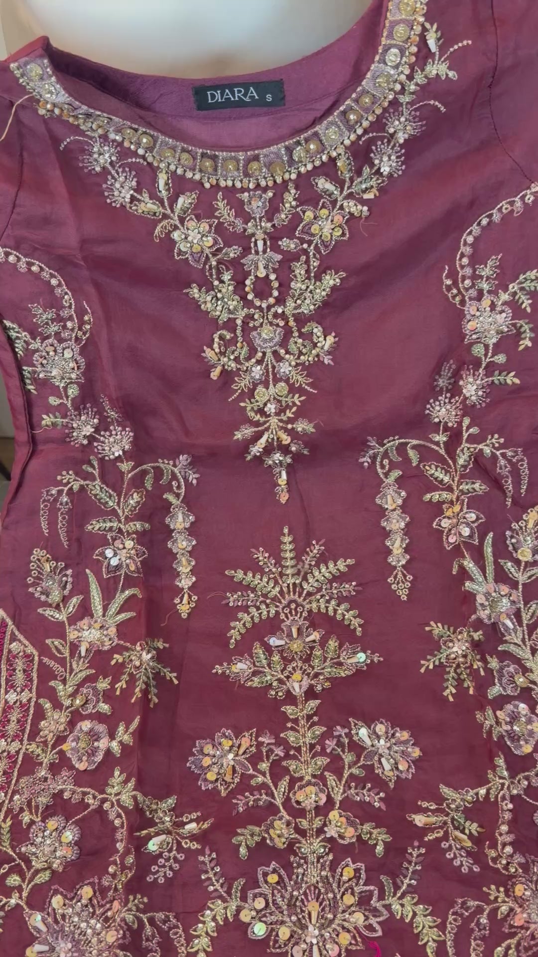 PC 013-MAROON SHARARA