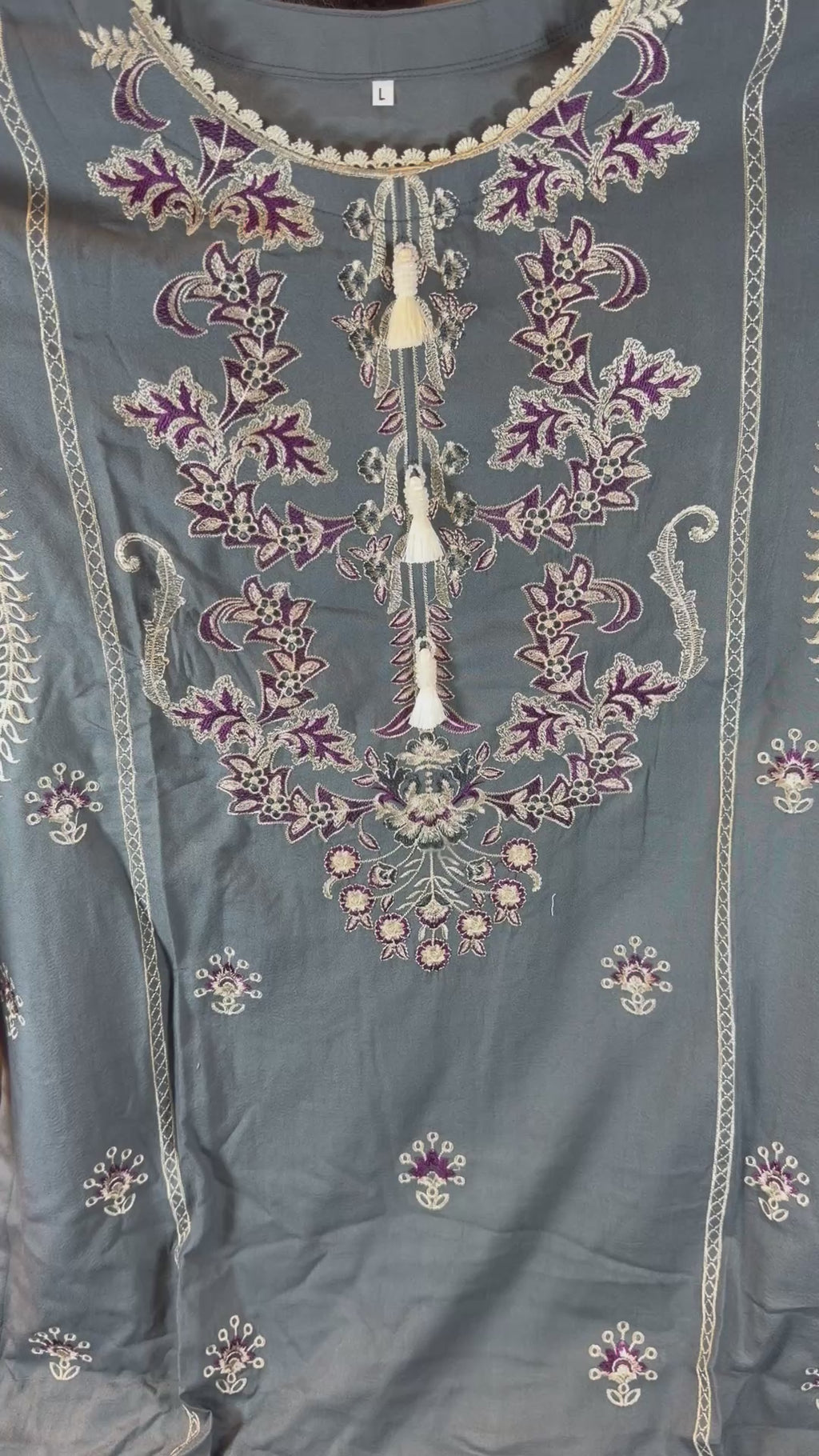 PC006 3Piece Linen printed suit