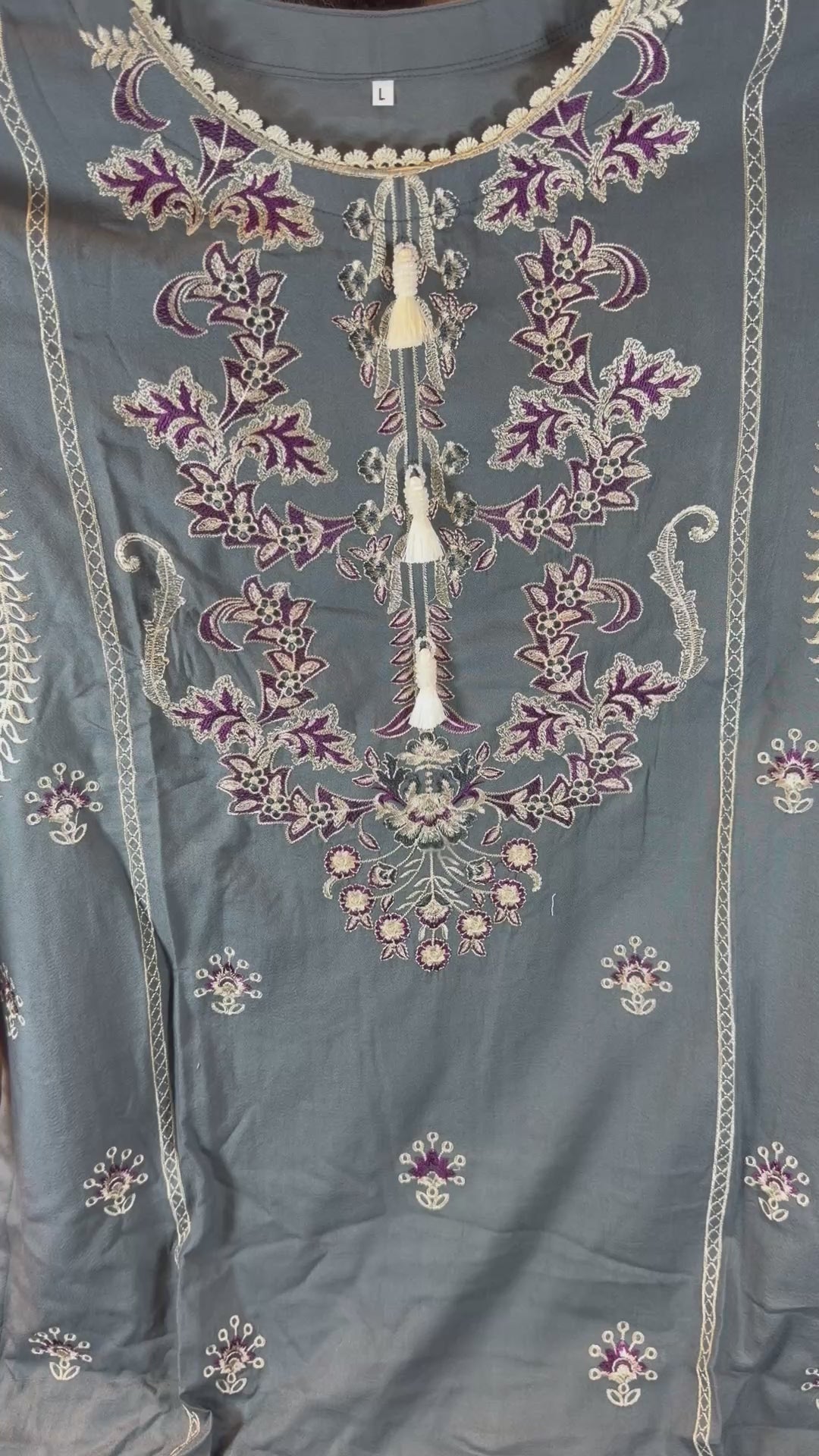 PC006 3Piece Linen printed suit